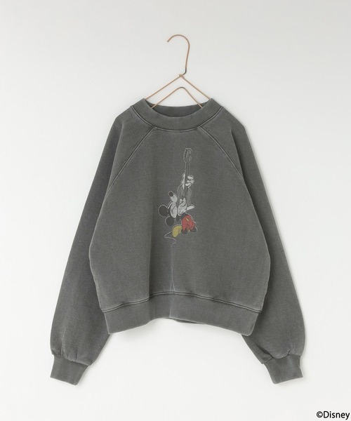 LOWRYS FARM（ローリーズファーム）の「Disney／ラグランウラケ　137236（スウェット・キッズ・グレー/チャコールグレー/ブルー・110cm/120cm/130cm/140cm/150cm）」の5枚目の写真