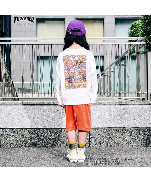 F.O.KIDS（エフオーキッズ）の「サイドラインベロアスカート（スカート・キッズ・ブラック/オレンジ/グリーン・80/90/100/110/120/130/140）」の6枚目の写真