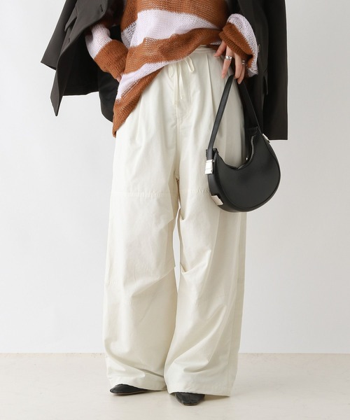 RAGEBLUE（レイジブルー）の「タックパラシュートパンツ（カーゴパンツ・レディース・ブラック/オリーブ/オフホワイト・FREE）」の14枚目の写真