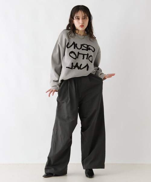 RAGEBLUE（レイジブルー）の「タックパラシュートパンツ（カーゴパンツ・レディース・ブラック/オリーブ/オフホワイト・FREE）」の16枚目の写真