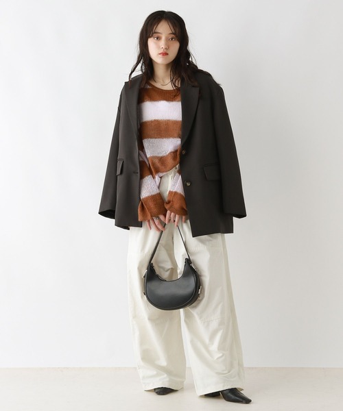 RAGEBLUE（レイジブルー）の「タックパラシュートパンツ（カーゴパンツ・レディース・ブラック/オリーブ/オフホワイト・FREE）」の10枚目の写真