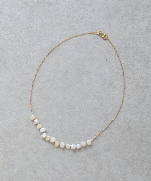 BEARDSLEY(ビアズリー)の「ゴールド&パールネックレス(リング・レディース・ゴールド・FREE)」の3枚目の写真