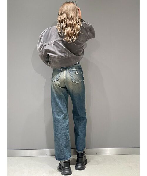 GYDA（ジェイダ）の「フェイクスウェードエンボスブルゾン（ブルゾン・レディース・チャコールグレー/アイボリー・FREE）」の13枚目の写真