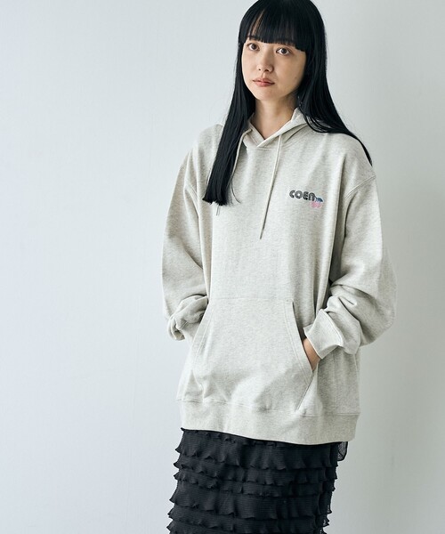 coen(コーエン)の「不純喫茶ドープ別注バックプリント裏毛フーディー(パーカー・レディース・ライム/その他1/ダークグレー/ライトグレー/その他3/その他2・L/M)」の7枚目の写真