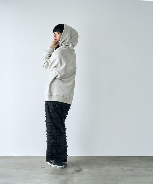 coen(コーエン)の「不純喫茶ドープ別注バックプリント裏毛フーディー(パーカー・レディース・ライム/その他1/ダークグレー/ライトグレー/その他3/その他2・L/M)」の13枚目の写真