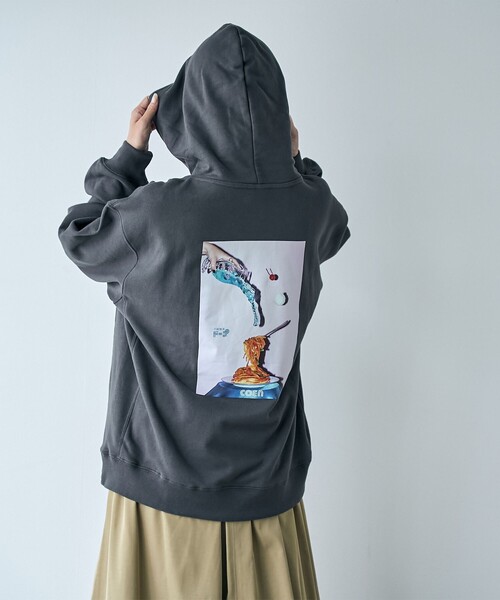 coen(コーエン)の「不純喫茶ドープ別注バックプリント裏毛フーディー(パーカー・レディース・ライム/その他1/ダークグレー/ライトグレー/その他3/その他2・L/M)」の14枚目の写真