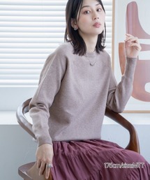 slattgir | 高身長 スウェットライク ラグランプルオーバーニット(トールサイズ)(ニット/セーター)