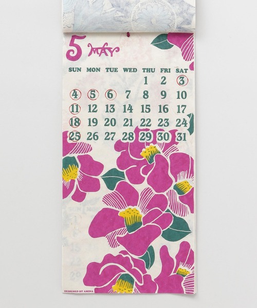 チャイハネ（チャイハネ）の「【チャイハネ】2025年カレンダー MAGICAL FLOWERS（インテリア雑貨・レディース・その他・FREE）」の9枚目の写真