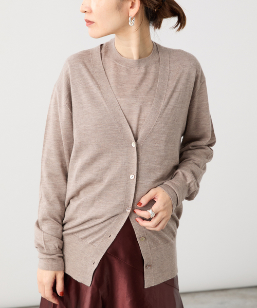 VERMEIL par iena　アンサンブル カーディガン　カシミヤ　38 VERMEIL par iena アンサンブル カーディガン カシミヤ 38 VERMEIL par