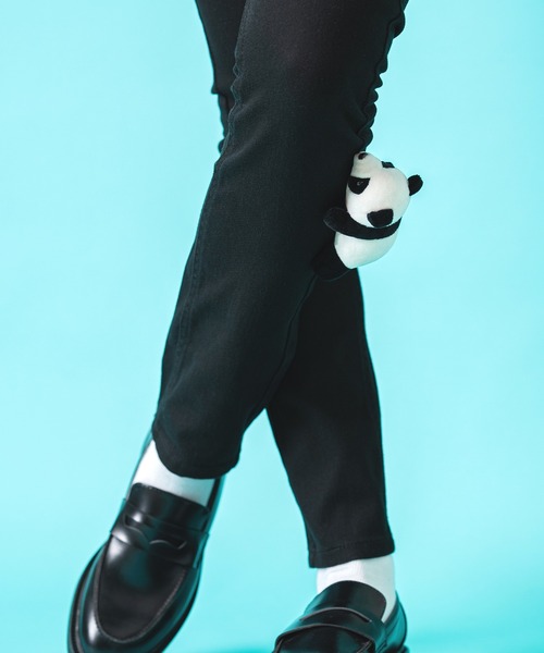 TEDDY ankoROCK スリムパンツ / メンズ レディース ユニセックス スキニーパンツ ストレッチ ワンポイント（チノパンツ）｜ankoROCK（アンコロック）