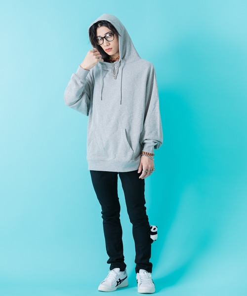 TEDDY ankoROCK スリムパンツ / メンズ レディース ユニセックス スキニーパンツ ストレッチ ワンポイント（チノパンツ）｜ankoROCK（アンコロック）
