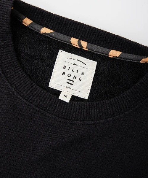 BILLABONG(ビラボン)の「BILLABONG レディース PATTERN LOGO SWEAT C トレーナー 【2024年秋冬モデル】/ビラボンバックスクエアロゴプリントクルーネックトレーナー(スウェット・レディース・ブラック/ブラック系その他/グレー/ベージュ/ホワイト・MEDIUM/LARGE)」の14枚目の写真