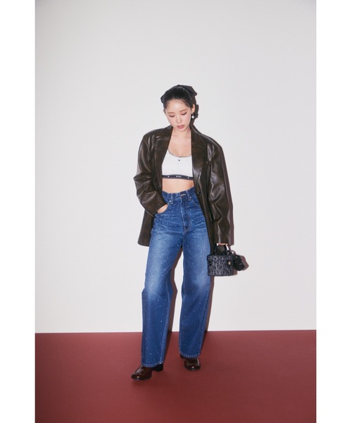 LILY BROWN(リリーブラウン)の「【LILY BROWN×MARY QUANT】トゥインクルデイジー(ブラ&ショーツ・レディース・ライトブルー/シルバー・S/M)」の4枚目の写真
