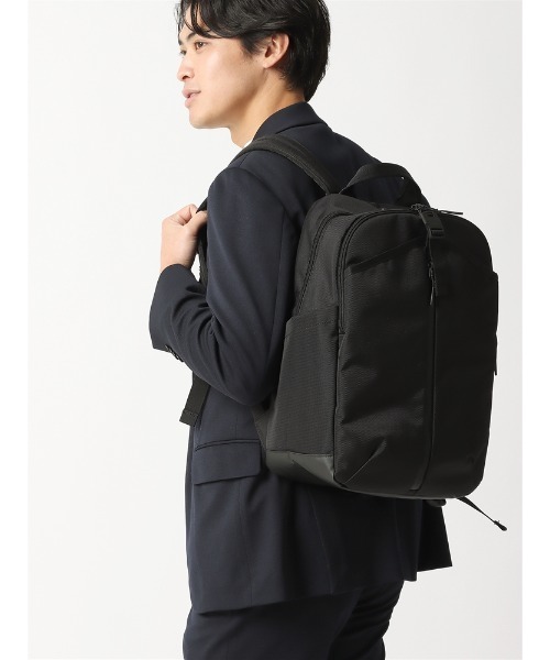 ♢新品未使用♢アバハウス SOEUR/ナイロンリュック バックパック ブラック インターステイプル interstaple ○SOEUR/撥水多機能リュック