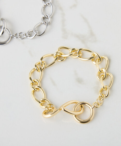 PAPILLONNER（パピヨネ）の「フックチェーンブレスレット（ブレスレット・レディース・ゴールド/シルバー・FREE）」の8枚目の写真