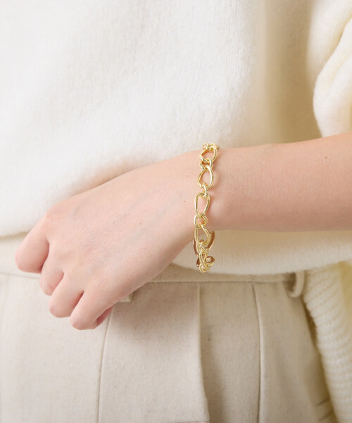 PAPILLONNER（パピヨネ）の「フックチェーンブレスレット（ブレスレット・レディース・ゴールド/シルバー・FREE）」の9枚目の写真