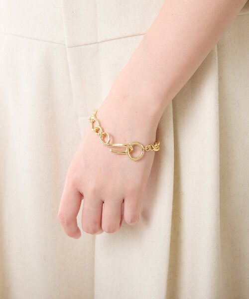 PAPILLONNER（パピヨネ）の「フックチェーンブレスレット（ブレスレット・レディース・ゴールド/シルバー・FREE）」の11枚目の写真
