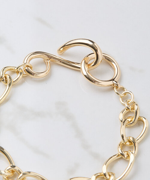 PAPILLONNER（パピヨネ）の「フックチェーンブレスレット（ブレスレット・レディース・ゴールド/シルバー・FREE）」の14枚目の写真