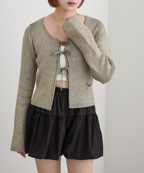 mline（エムライン）の「[mline]バルーンミニスカパン（スカート・レディース・ブラック/オフホワイト・1/2）」の20枚目の写真