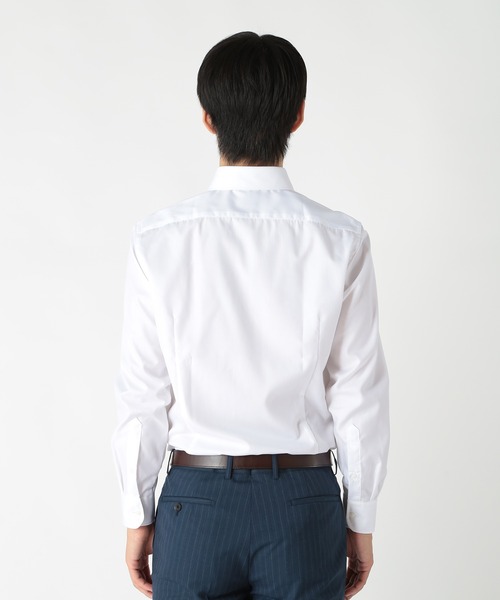 CROWDED CLOSET（クラウデッドクローゼット）の「ヘリンボーンドレスシャツ（シャツ/ブラウス・メンズ・ホワイト/ブルー・02/03）」の6枚目の写真