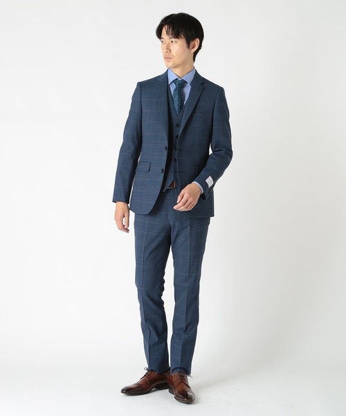 CROWDED CLOSET（クラウデッドクローゼット）の「ヘリンボーンドレスシャツ（シャツ/ブラウス・メンズ・ホワイト/ブルー・02/03）」の11枚目の写真