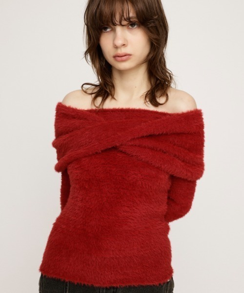 MAYWAY】OFF SHOULDER 2P TOPS オフ ショルダー 2ピー トップス