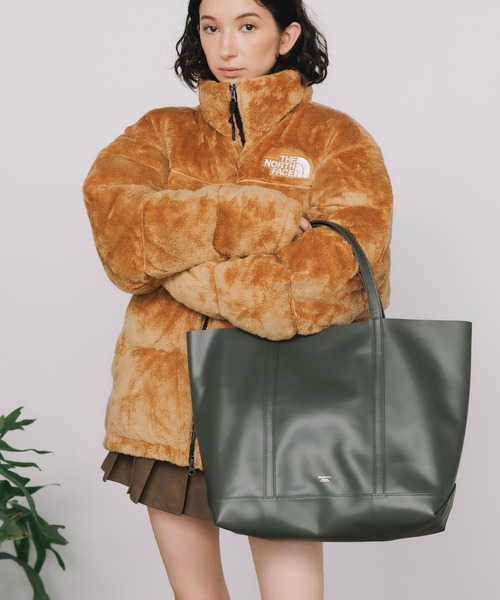 sita parantica（シータパランティカ）の「sita parantica/シータ パランティカ TOTE-Minimal spec.Leather レザートートバック（トートバッグ・レディース・ブラック/オリーブ・FREE）」の8枚目の写真