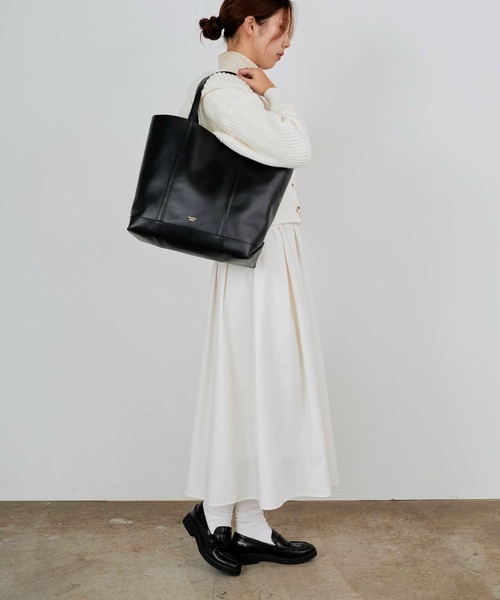 シータパランティカ　シボ革トートバッグ L´Appartement シータパランティカ シボ革トートバッグ