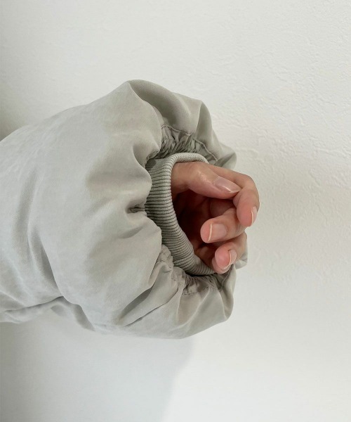 F i.n.t（フィント）の「【REVIVAL】【新色追加】リボン釦ダッフルエコダウンコート/fint フィント（ダウンジャケット/コート・レディース・アイボリー/ブラック/モカ/ミント・FREE）」の20枚目の写真