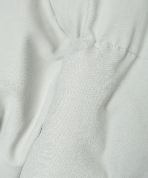 F i.n.t（フィント）の「【REVIVAL】【新色追加】リボン釦ダッフルエコダウンコート/fint フィント（ダウンジャケット/コート・レディース・アイボリー/ブラック/モカ/ミント・FREE）」の13枚目の写真