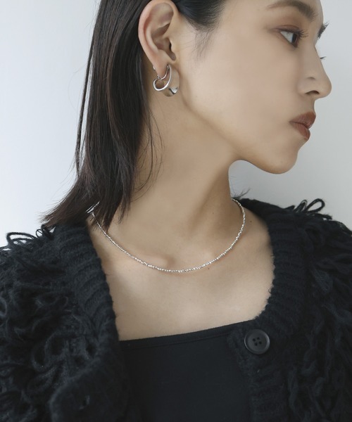 hellam(へラム)の「ビーズチョーカー(チョーカー・レディース・ブラック/シルバー・FREE)」の11枚目の写真