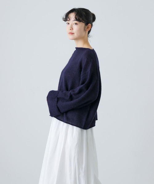 かぐれ（カグレ）の「アルパカ混ワイドスリーブニット（ニット