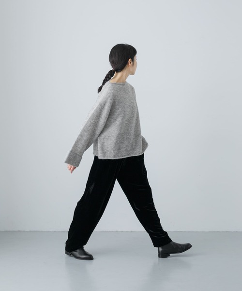 かぐれ（カグレ）の「アルパカ混ワイドスリーブニット（ニット