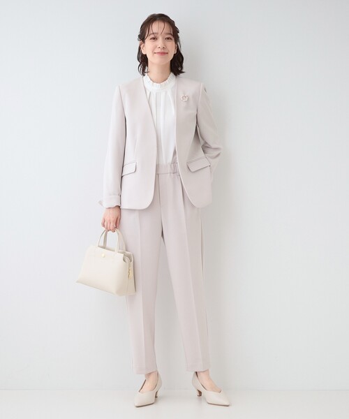 セール】【S-3L/洗える/セレモニー】さらり軽やか スタンドカラー