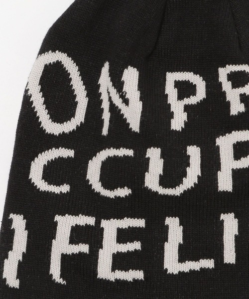 FOREVER 21(フォーエバー トゥエンティーワン)の「【2024FW】ジャガードロゴビーニー(ニットキャップ/ビーニー・レディース・ネイビー/グレー/ブラック・FREE)」の7枚目の写真