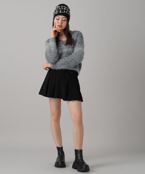 FOREVER 21(フォーエバー トゥエンティーワン)の「【2024FW】ジャガードロゴビーニー(ニットキャップ/ビーニー・レディース・ネイビー/グレー/ブラック・FREE)」の21枚目の写真