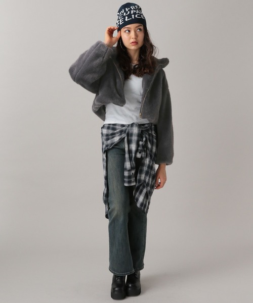 FOREVER 21(フォーエバー トゥエンティーワン)の「【2024FW】ジャガードロゴビーニー(ニットキャップ/ビーニー・レディース・ネイビー/グレー/ブラック・FREE)」の16枚目の写真