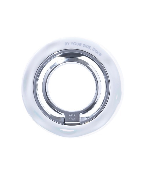 iFace(アイフェイス)の「iFace BeBling Wave MagSynq Ring Holder MagSafe対応 スマホリング(スマホグッズ・レディース・ブラック/シルバー/ホワイト系その他2・FREE)」の1枚目の写真