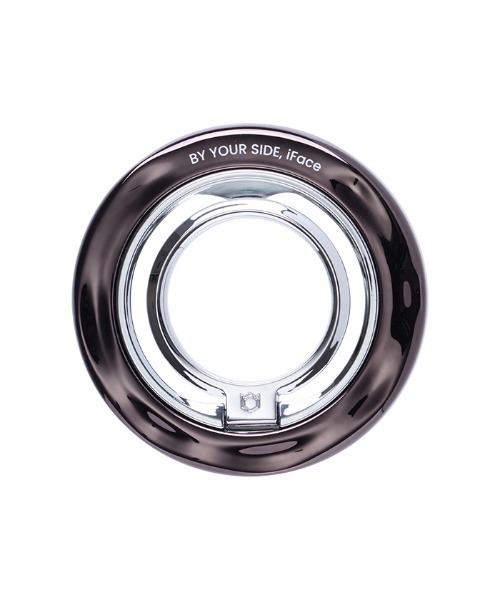 iFace(アイフェイス)の「iFace BeBling Wave MagSynq Ring Holder MagSafe対応 スマホリング(スマホグッズ・レディース・ブラック/シルバー/ホワイト系その他2・FREE)」の2枚目の写真