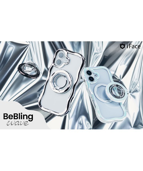 iFace(アイフェイス)の「iFace BeBling Wave MagSynq Ring Holder MagSafe対応 スマホリング(スマホグッズ・レディース・ブラック/シルバー/ホワイト系その他2・FREE)」の15枚目の写真