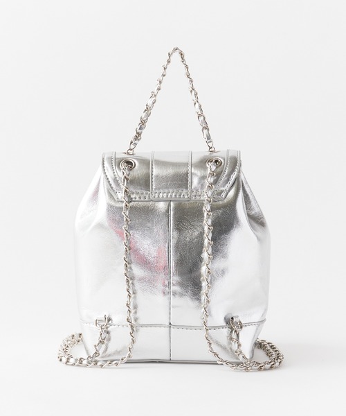 ROOPTOKYO（ループトウキョウ）の「チェーンミニリュック（バックパック/リュック・レディース・シルバー・FREE）」の6枚目の写真