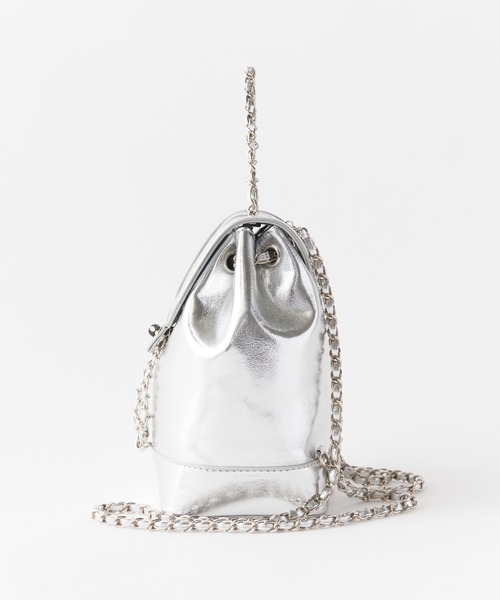 ROOPTOKYO（ループトウキョウ）の「チェーンミニリュック（バックパック/リュック・レディース・シルバー・FREE）」の5枚目の写真