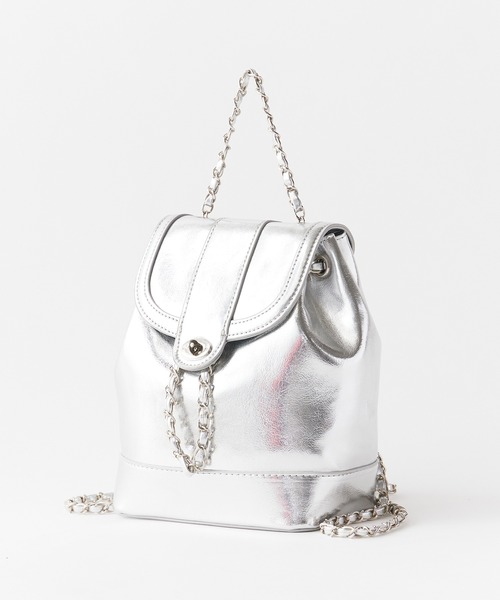 ROOPTOKYO（ループトウキョウ）の「チェーンミニリュック（バックパック/リュック・レディース・シルバー・FREE）」の9枚目の写真