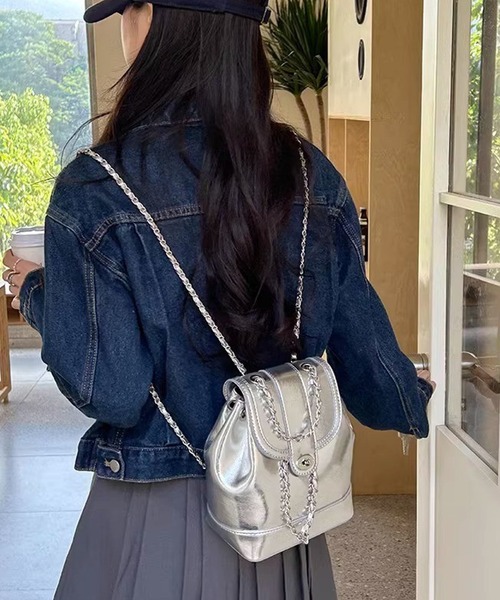 ROOPTOKYO（ループトウキョウ）の「チェーンミニリュック（バックパック/リュック・レディース・シルバー・FREE）」の14枚目の写真