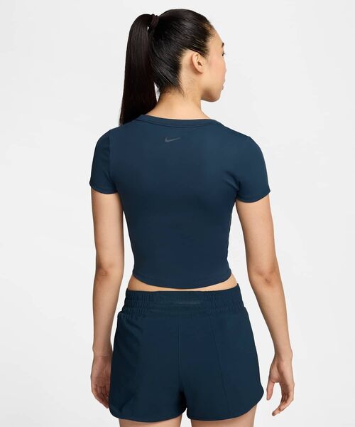 ナイキ NIKE レディース 半袖 ウィメンズ Dri-FIT クロップド ショートスリーブ トップ ナイキ ワン フィット HQ0249 （ブラック ナイキ NIKE レディース 半袖 ウィメンズ Dri-FIT クロップド