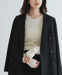 URBAN RESEARCH | 『UR TECH』メランジコットンクルーネックニット(ニット/セーター)