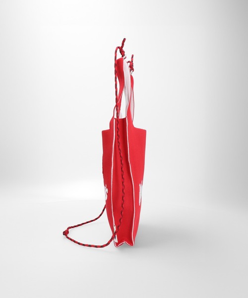 FRUIT OF THE LOOM(フルーツオブザルーム)の「WENDY’S MINI SHOULDER BAG / トートバッグ / ウェンディーズ / ミニ / コンパクト / カジュアル / プリント(ショルダーバッグ・レディース・ブラック/レッド・FREE)」の4枚目の写真
