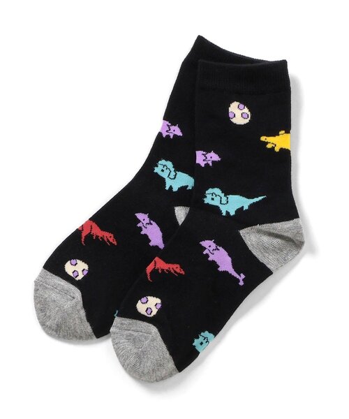 BREEZE（ブリーズ）の「BOYSバリエーション総柄ソックス（ソックス/靴下・キッズ・オフホワイト/ブラック/ネイビー/グリーン・15 /18/21）」の11枚目の写真