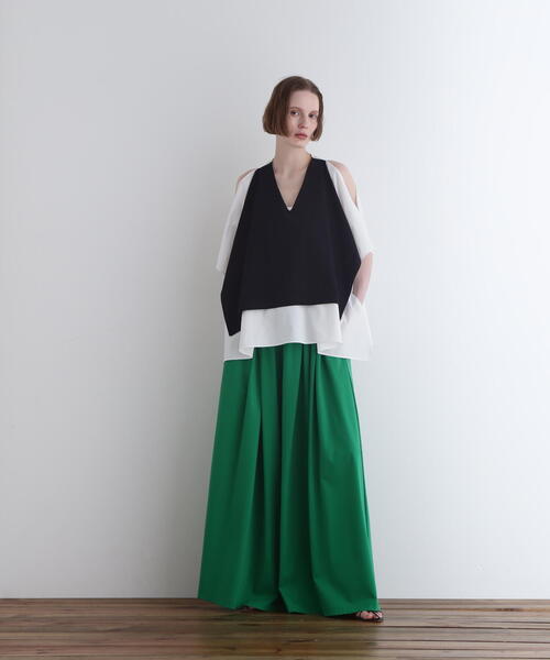 コンパクトギャザーワイドパンツ（その他パンツ）｜LE PHIL（ルフィル