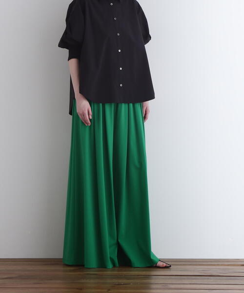 コンパクトギャザーワイドパンツ（その他パンツ）｜LE PHIL（ルフィル